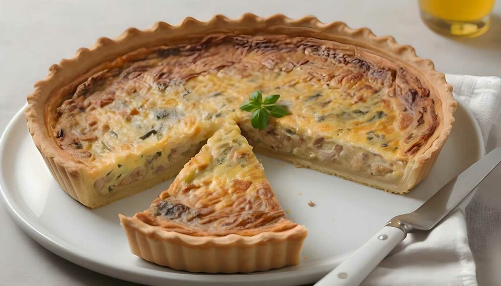 Quiche au Thon et Champignons