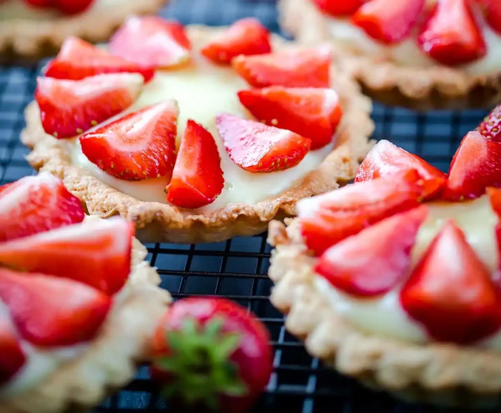 Tartelettes aux Fraises Basilic