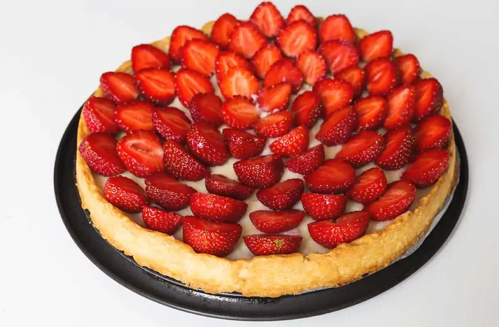 Tarte Fraises Crème Chocolat
