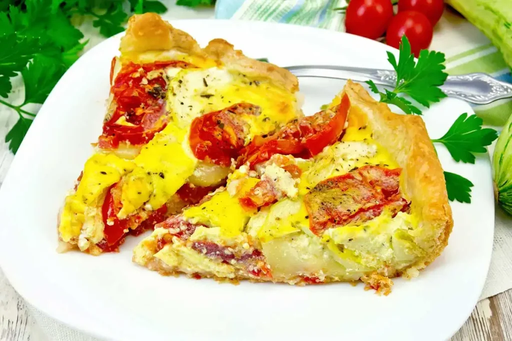 Flan de légumes d'été