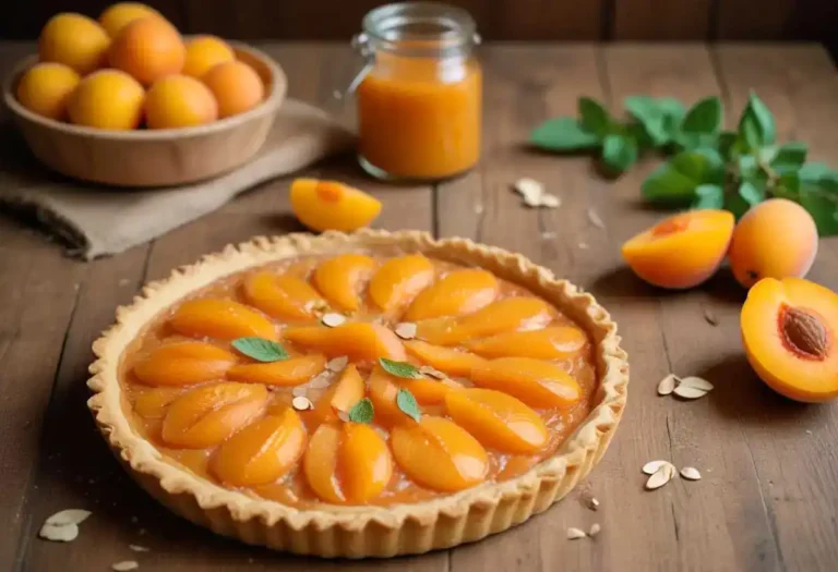 tarte aux abricots saine