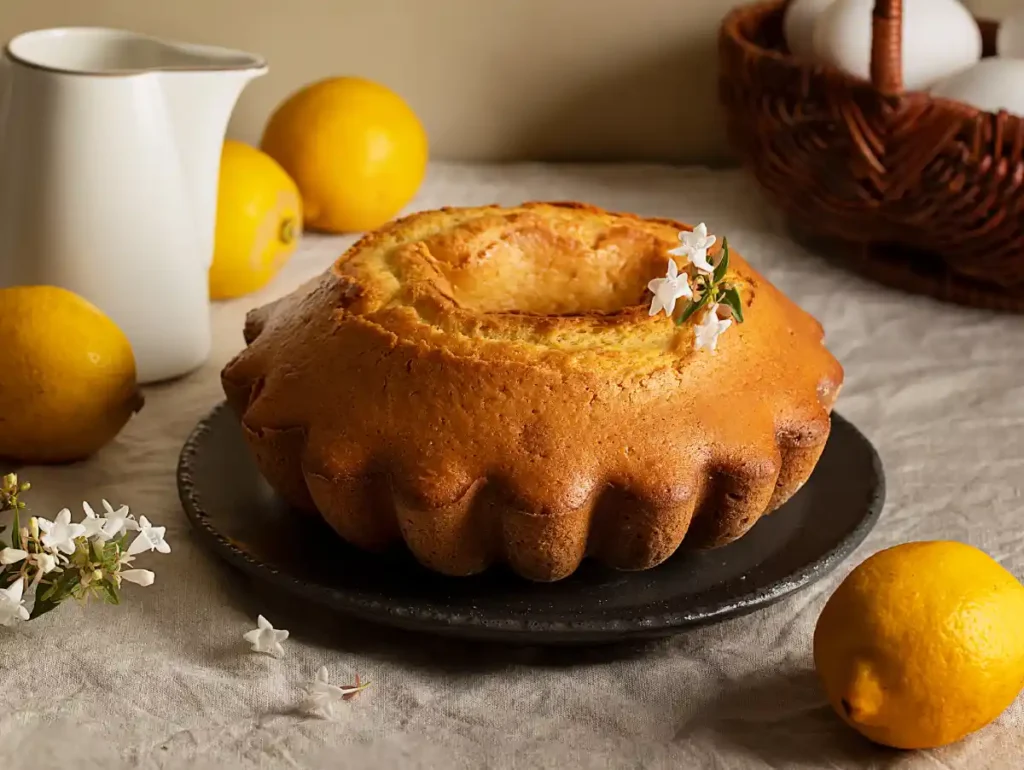 Gâteau au citron et aux amandes